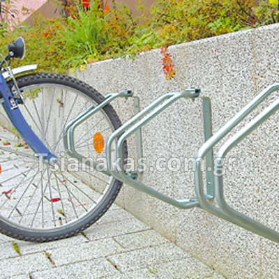 Σύστημα στάθμευσης ποδηλάτου σε τοίχο